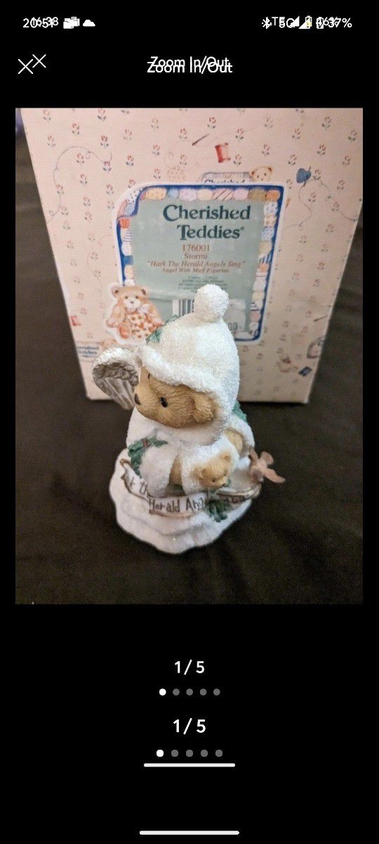 Cherished Teddies Stormi "Hark the Herald Angels Sing" 1996 Limited Edition