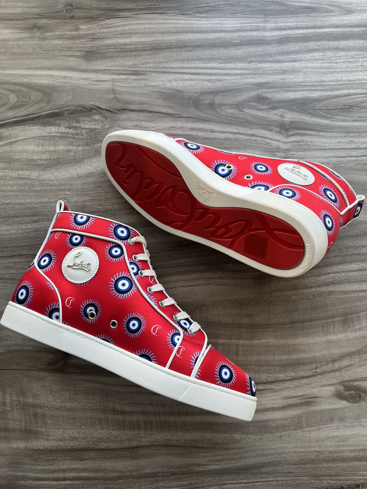 Christian Louboutin Orlato High Evil Eye NEW Size 12 Men’s (EU 45)