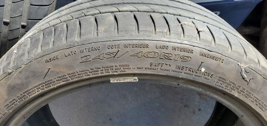 Tires 19" Only 2