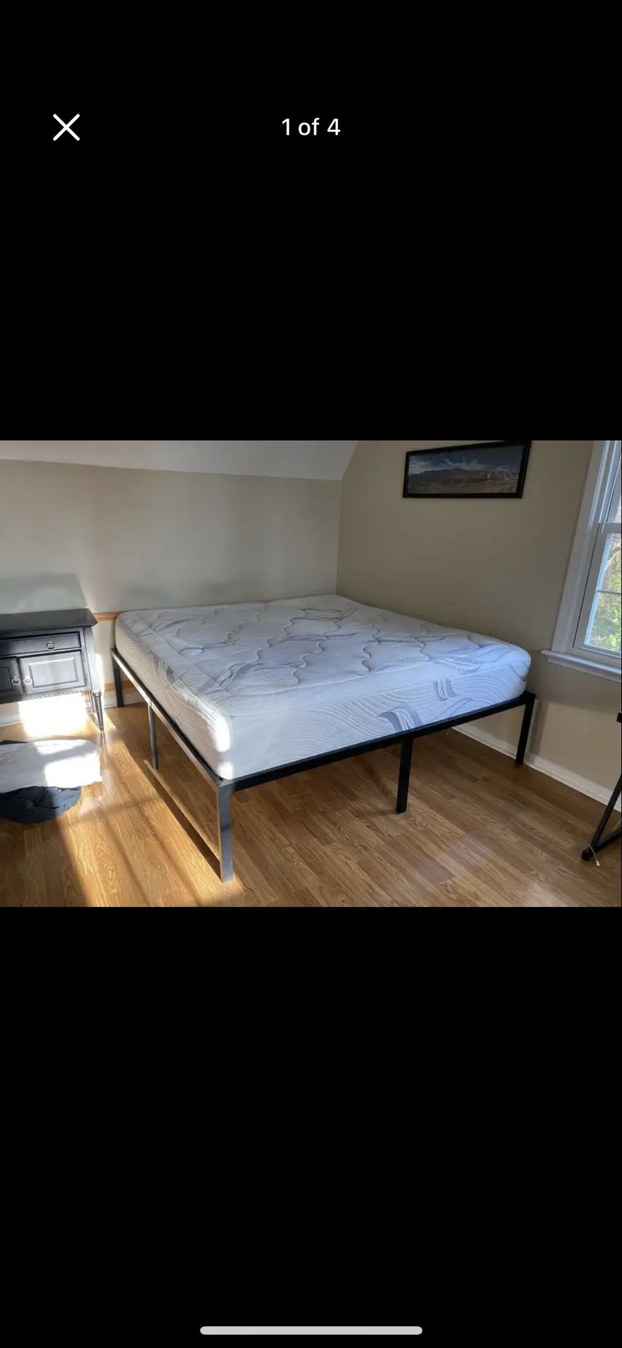 King Size Bed Frame And Mattress