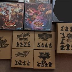 Street Fighter Minature Board Game World Pledge Kickstarter 