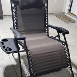 Two Zero Gravity Chairs Like New - With Case
