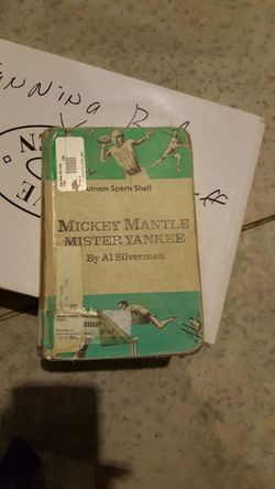 Mickey Mantle Mister Yankee First Edition Hardcover Book