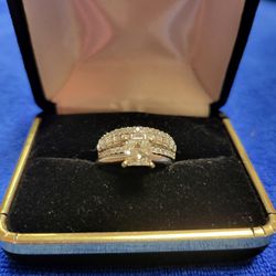Gorgeous 3 Carat Natural Diamond Engagement Ring & Custom Band 