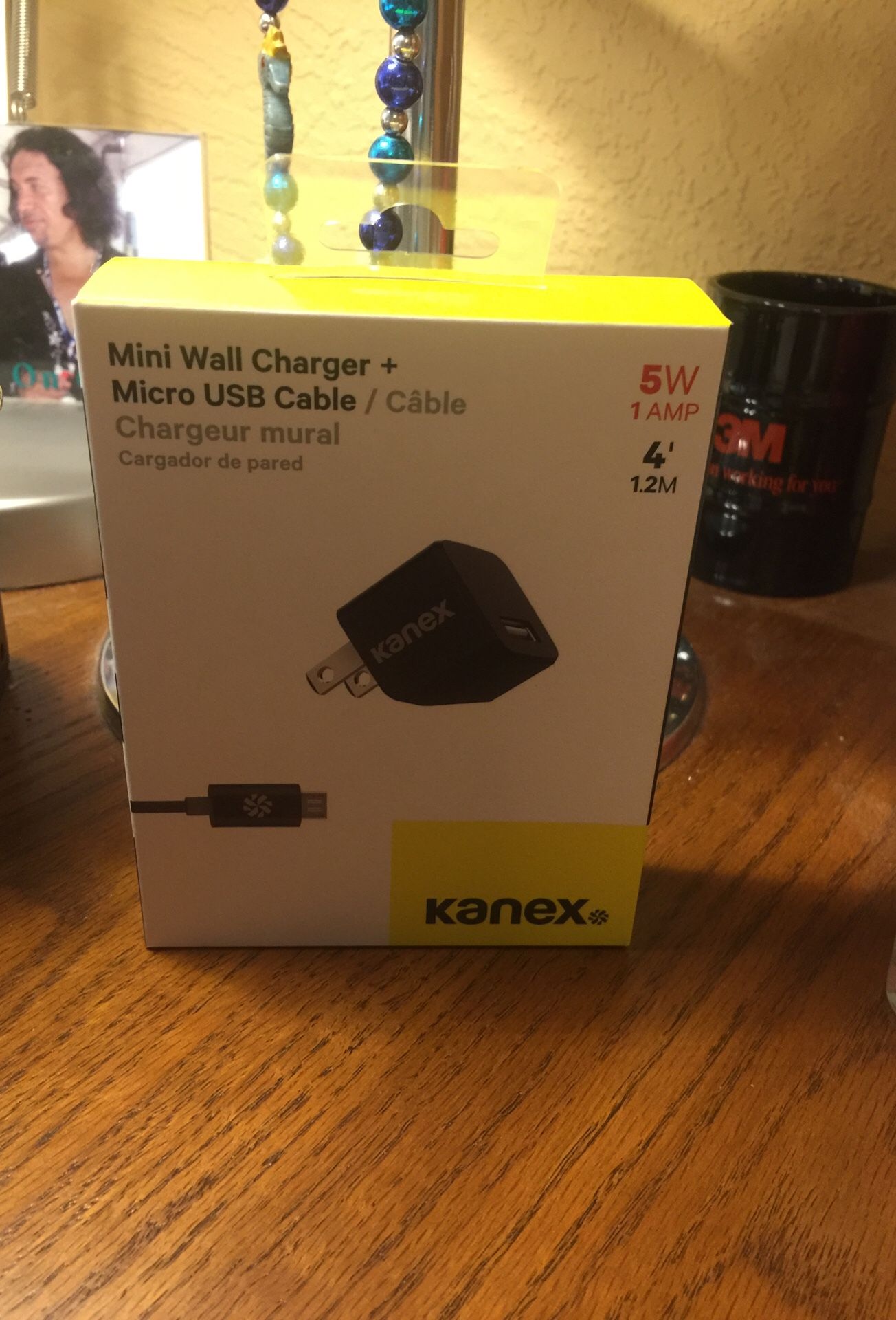 Kanex mini Wall charger & micro USB cable - 4’