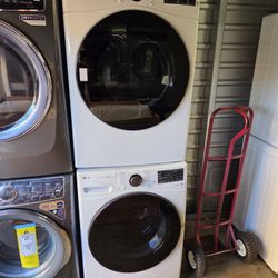 LG Front Load Washer And Gas Dryer 