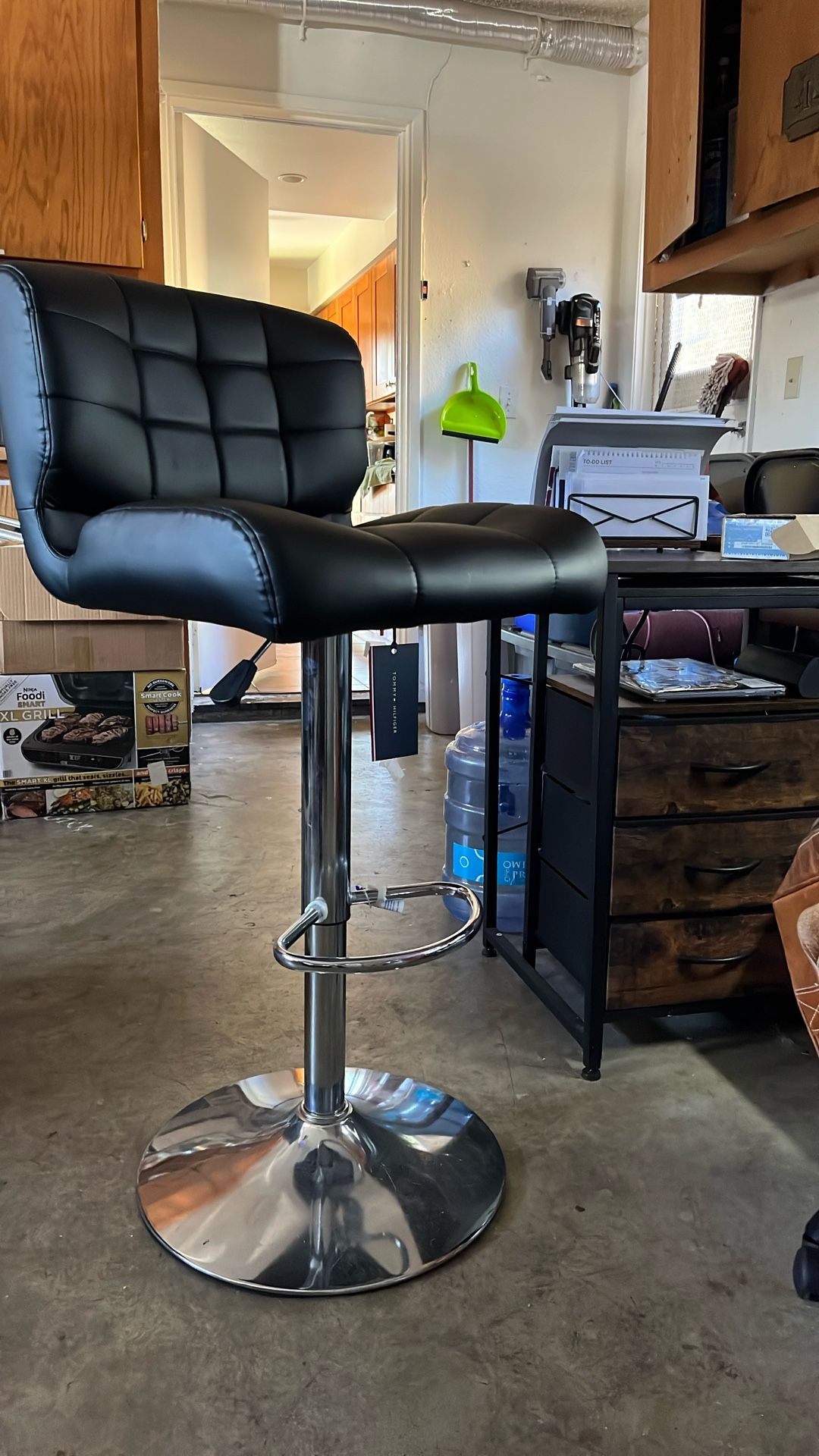 Black Tommy Hilfiger Adjustable Chair