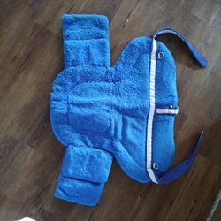 Blue Bareback Saddle