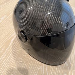 LIKE NEW - BELL BULLITT GT CARBON W/ CARDO EDGE SYSTEM INSTALLED - XXL GLOSS BLACK