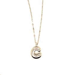 Silver 925 Letter C Necklace
