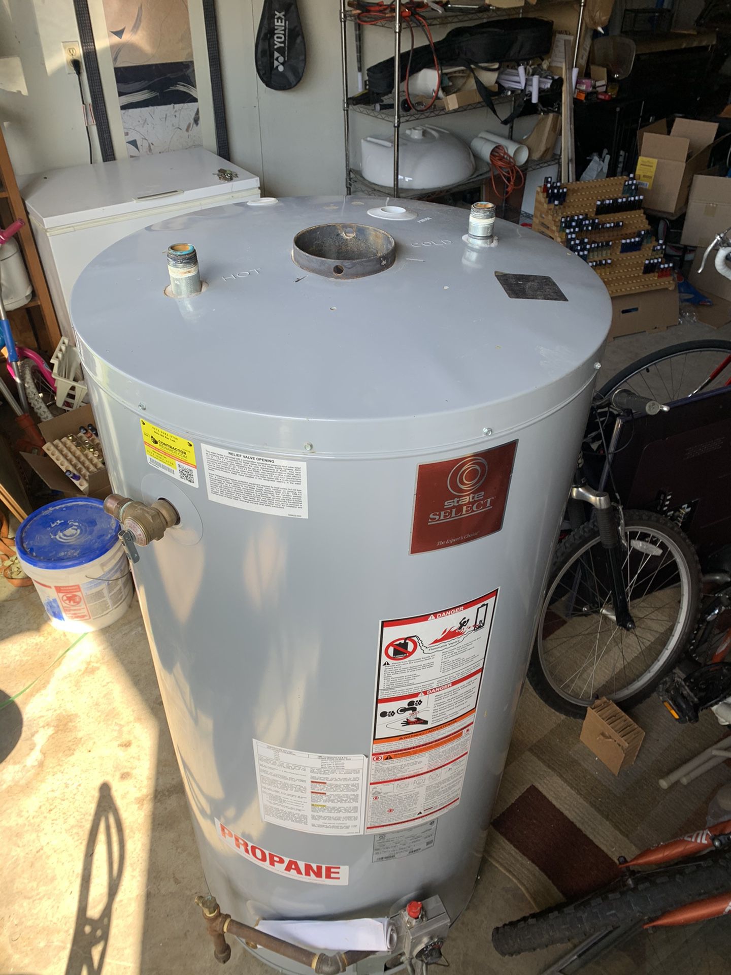 74 gallon gas water heater ‘’ like new’’
