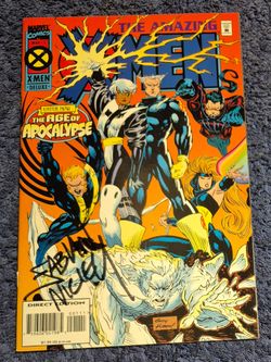 AMAZING X-MEN # 1 SIGNED FABIAN NICIEZA 1995 NM MARVEL COMICS ANDY KUBERT