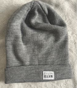 Grey pro club beanie