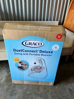 Graco DuetConnect Deluxe Swing with Portable Bouncer