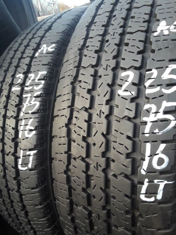 225/75-16 LT #2 TIRES