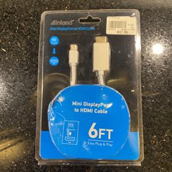 inland Mini DisplayPort to HDMI Cable 6FT for MAC & PC