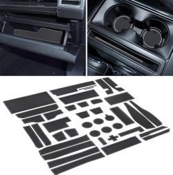 Ford F150 Accessories 2021 2022 2023 2024 2025 Non-Slip Anti Dust Trim Mats