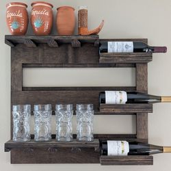 Custom Handmade Wine Rack