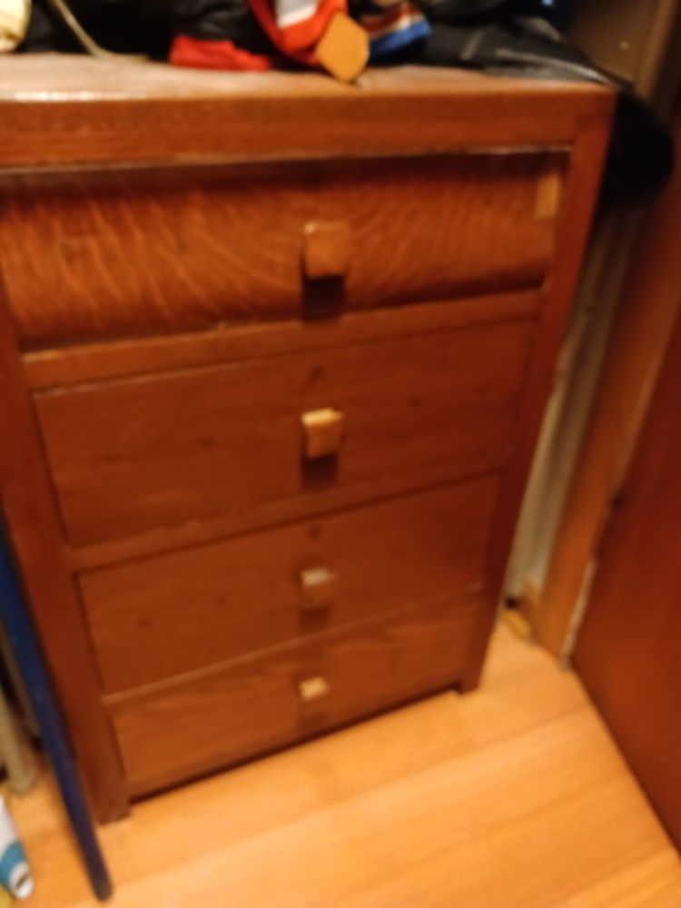 Antique Quarter Sawn Oak Dresser