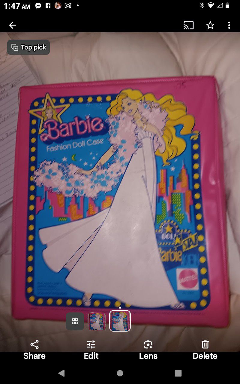 Collector Barbie Carry Case