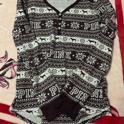 Victoria’s Secret PINK Thermal Long Sleeve Large