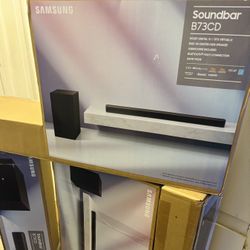 Samsung (HW-B73CD) – 5.1 Channel Soundbar System | Dolby Digital, Wireless Subwoofer, Adaptive Sound, Bluetooth & Surround Sound 