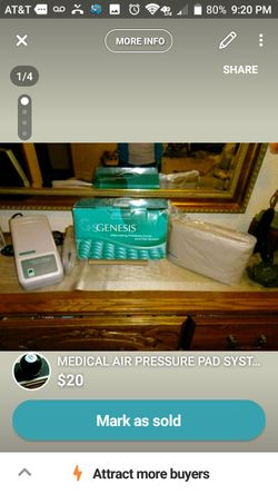 GENESIS ALTERNATING PRESSURE PUMP & PAD/MEDICAL MATTRESS SYSTEM