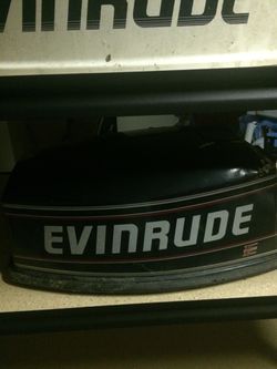 Evinrude boat motor cover