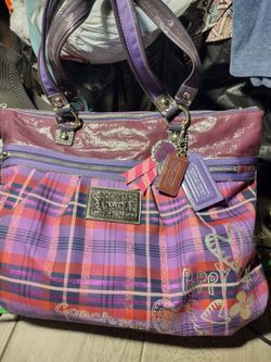 Coach shoulder bag $100