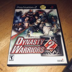 PS2 Game Dynasty Warriors 2 