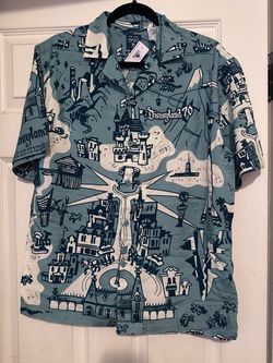 Disneyland 70th Anniversary Vault Collection Button-Up Shirt
