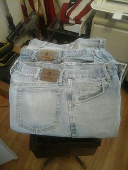 (3) Pair Mens JEAN SHORTS 36" waist, good condition