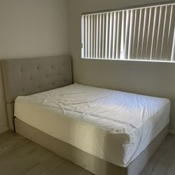 Full Bed Frame and Mattress 