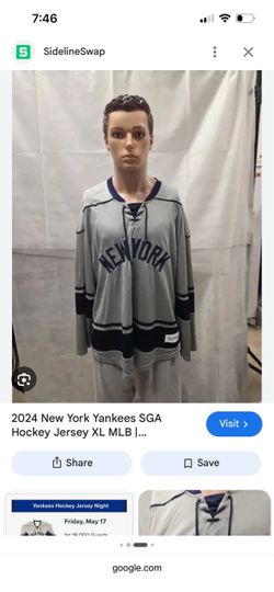 New York Yankees hockey jersey stadium giveaway