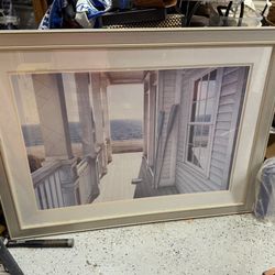 Framed art by Danial Pollens in real good shape
