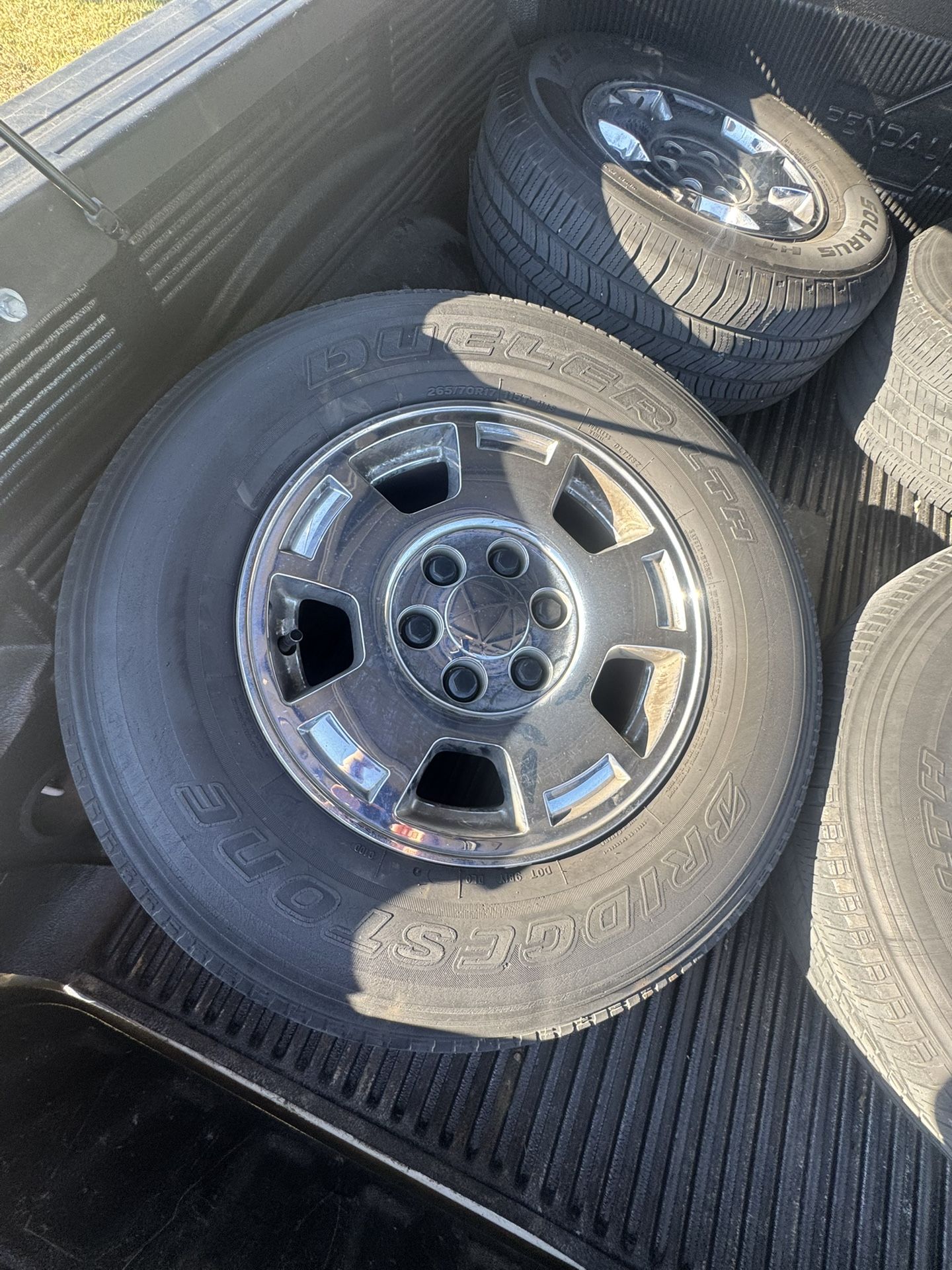 Tire And Rims Fit Any Chevy 6 Lug