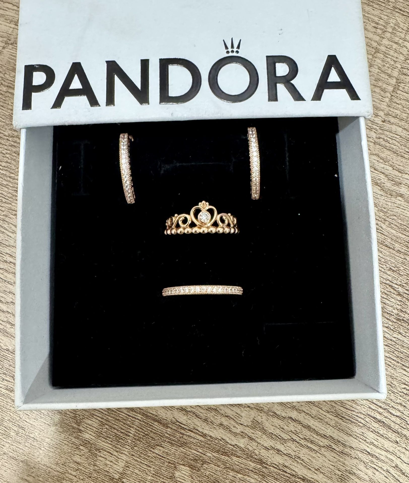 Pandora Princess Ring Set