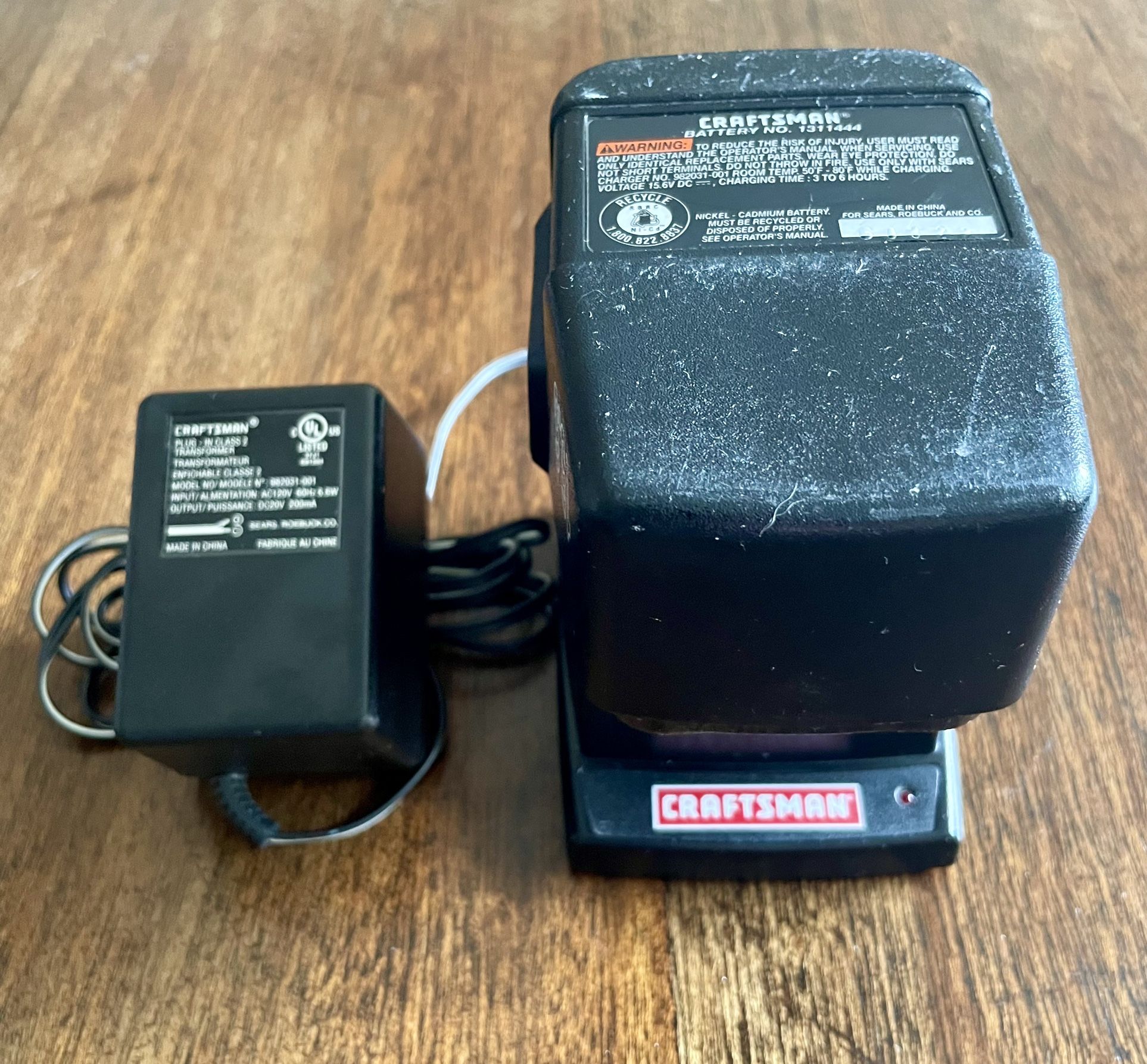 Power Tool Craftsman Volt Battery And Charger Cordless Drill