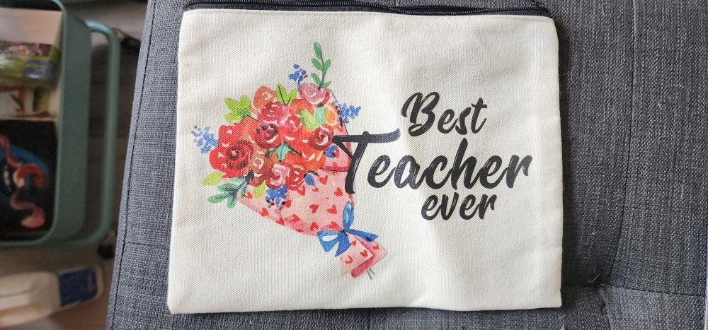 Teacher Gift - Canvas Bag And Jewelry