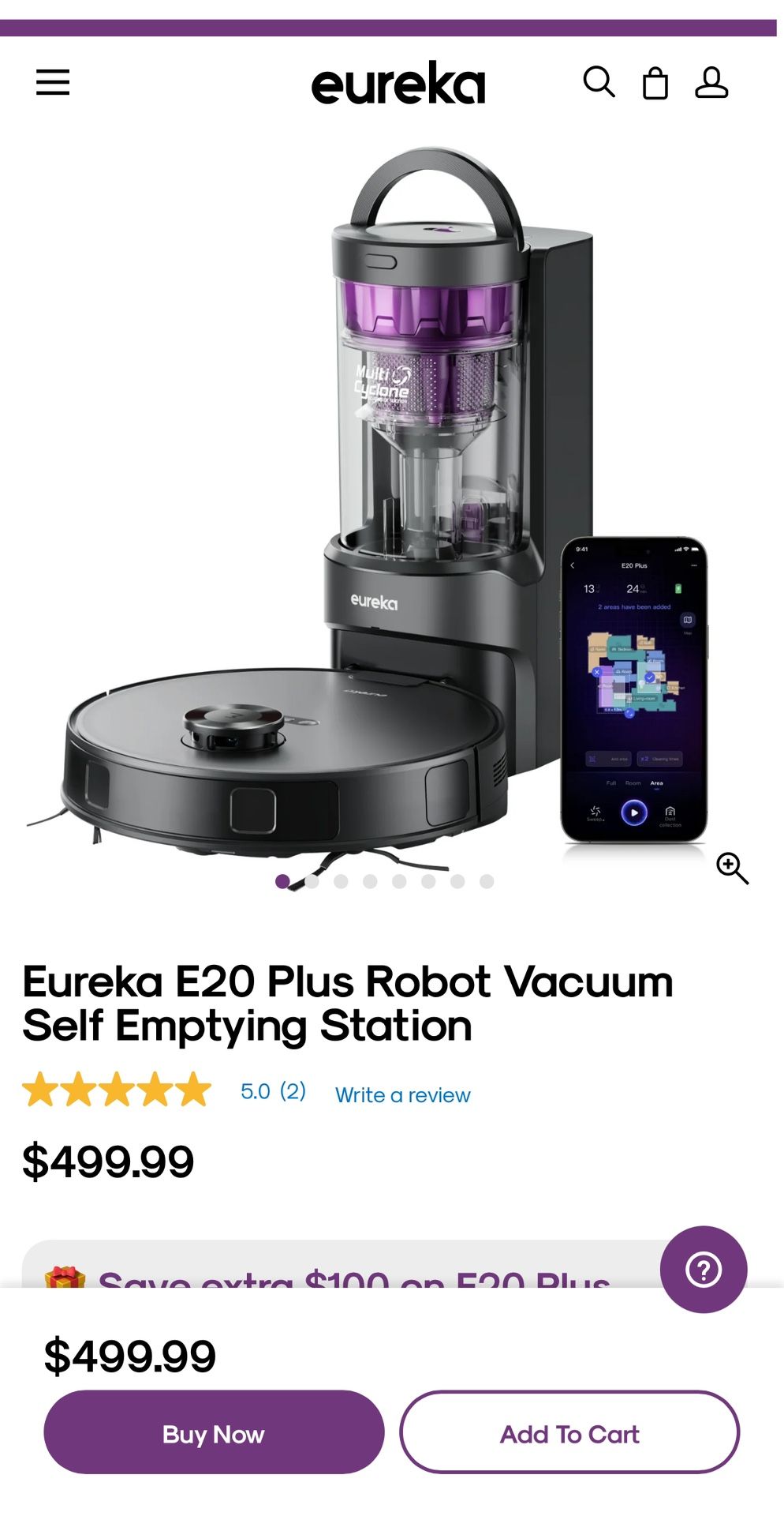 Eureka E20 Robot Vacuum 
