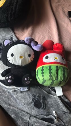 Squishmallows Hello Kitty & My Melody Plush Set