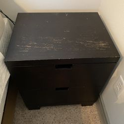 Black End table