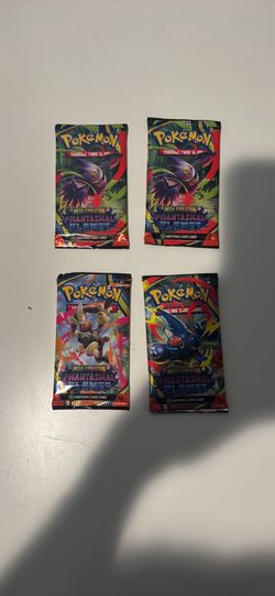 4x Pokemon TCG Mega Evolutions Phantasmal Flames Packs