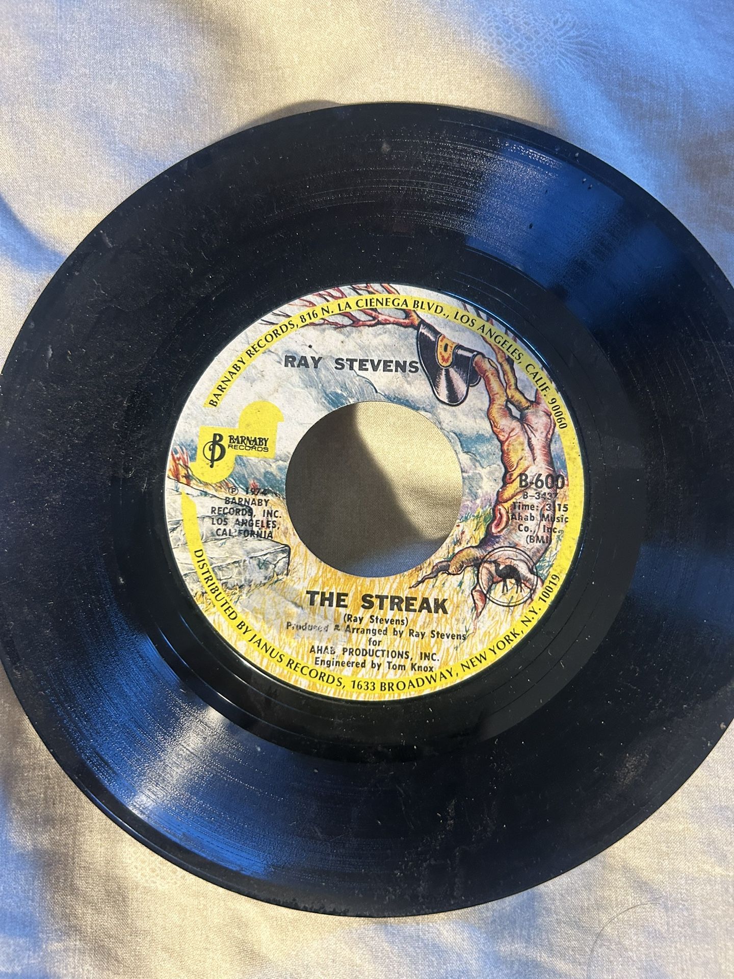 Ray Steven’s 45RPM.  The Streak
