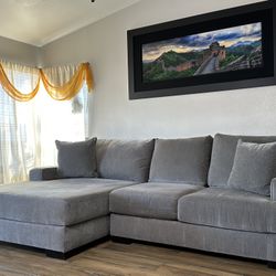 Living Spaces Large Oversized 2-Piece Sectional