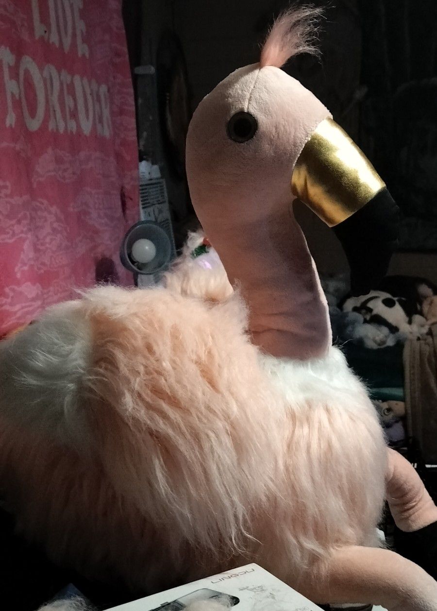 Xtra Large Pink Plush Flamingo
