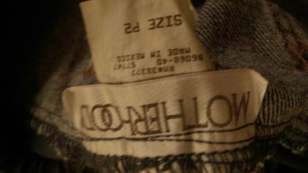 Maternity blue jeans med blue