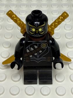 LEGO 2018 DC Comics Minifigure Talon Villain Pearl Gold  Weapon sh(contact info removed)0