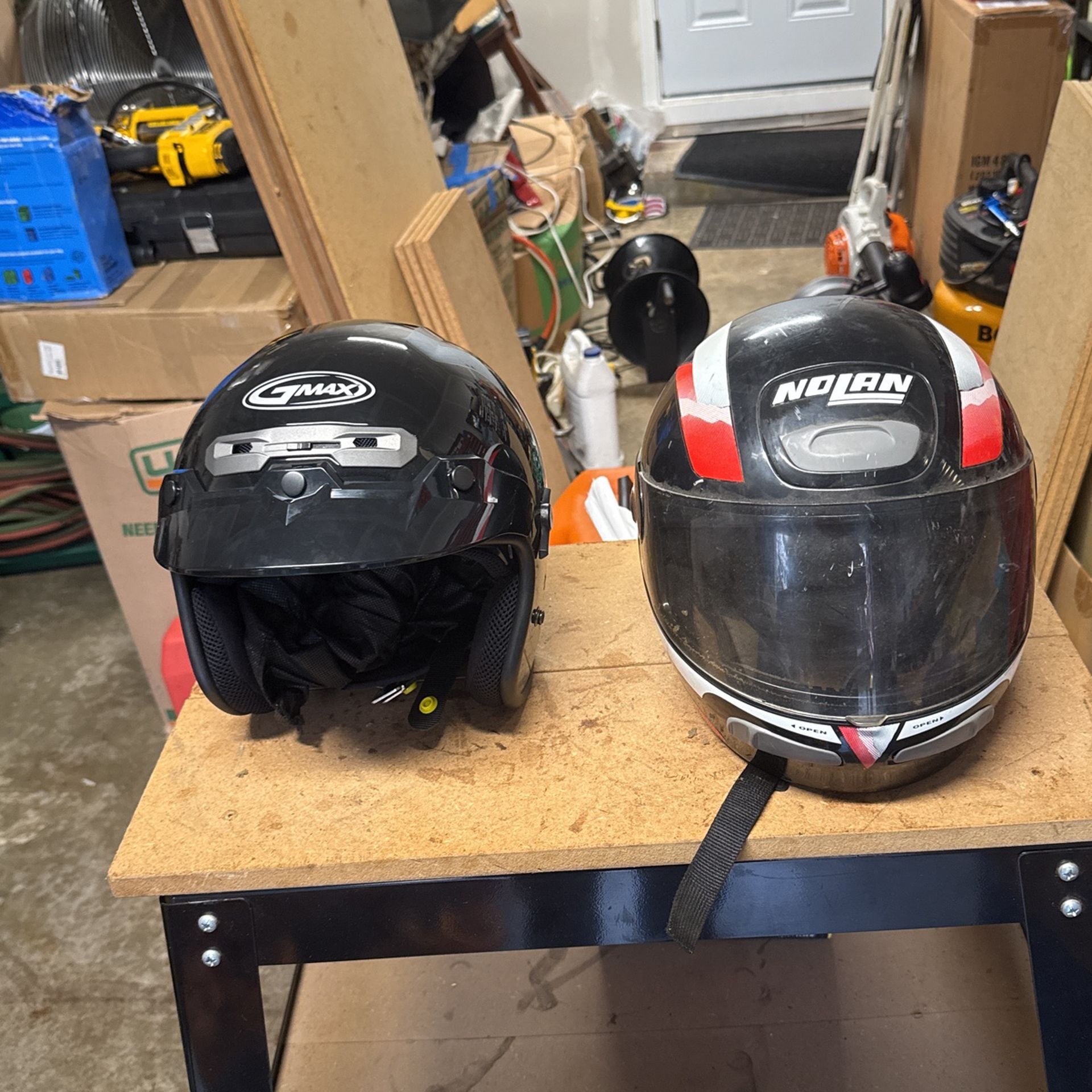 Motorcycle Helmets 2 ea 1 New