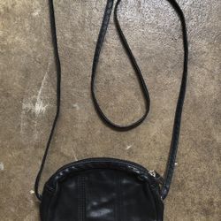  Y2K Wilsons Leather crossbody bag/purse zippered With Side Pocket